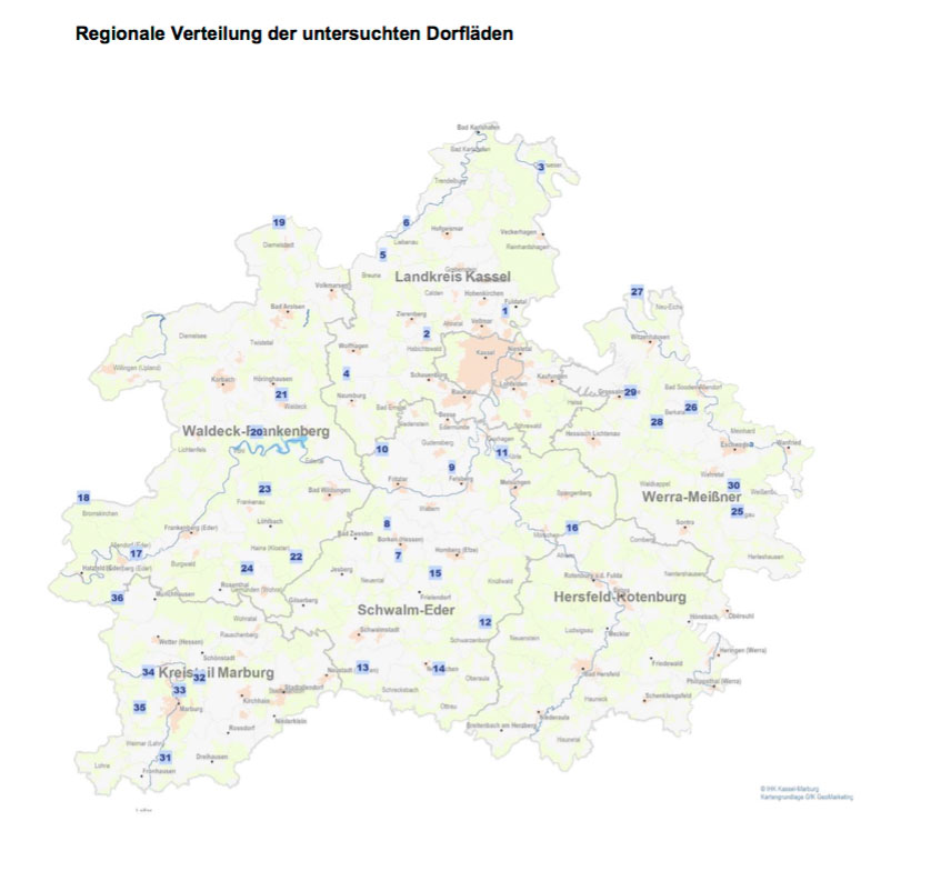 Screenshot IHK Kassel-Marburg: Dorfläden in Nordhessen